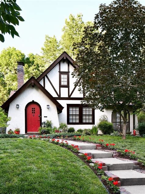 small tudor home|single story tudor style homes.